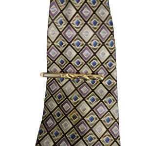 Hickok Vintage Gold Tone Drill Bit Design Tie Clip Bar